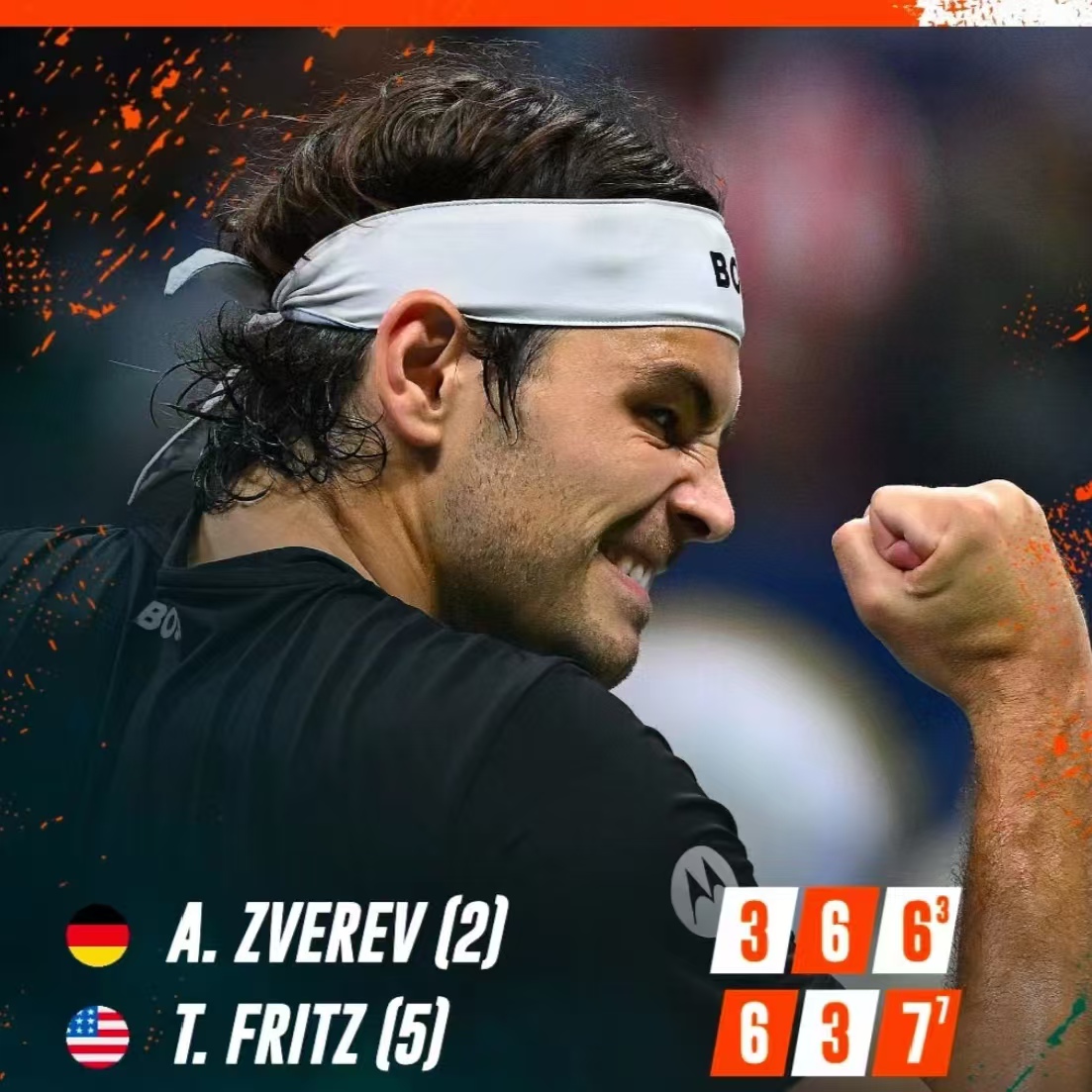 意大利网球队翻盘美国网球队，克耶高斯送出助攻